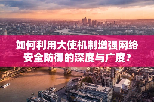 如何利用大使机制增强网络安全防御的深度与广度？