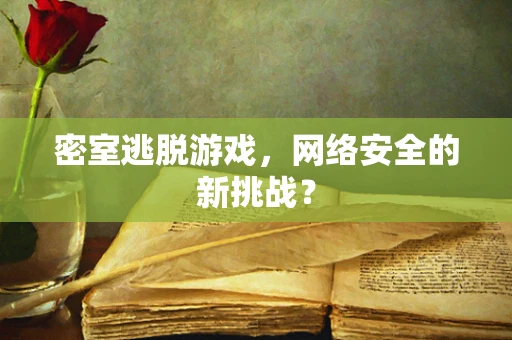 密室逃脱游戏，网络安全的新挑战？