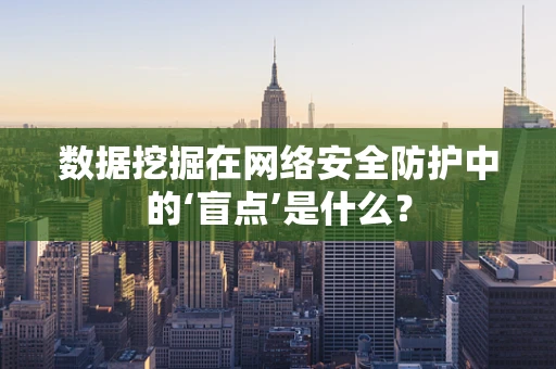 数据挖掘在网络安全防护中的‘盲点’是什么？