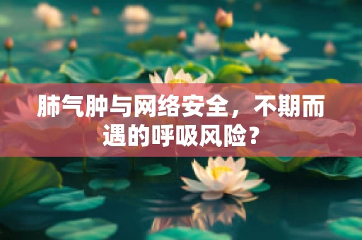 肺气肿与网络安全，不期而遇的呼吸风险？