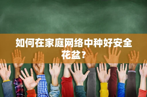 如何在家庭网络中种好安全花盆？