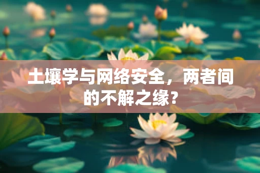 土壤学与网络安全，两者间的不解之缘？