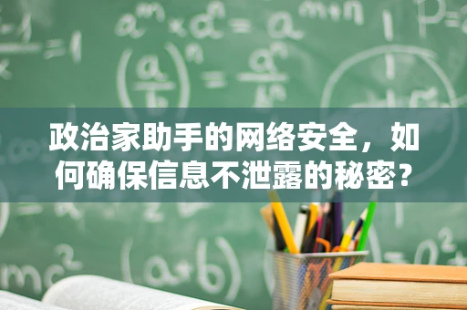 政治家助手的网络安全，如何确保信息不泄露的秘密？