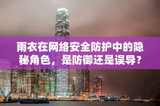 雨衣在网络安全防护中的隐秘角色，是防御还是误导？