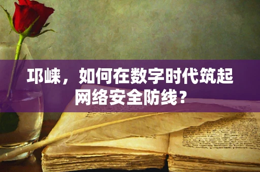 邛崃，如何在数字时代筑起网络安全防线？