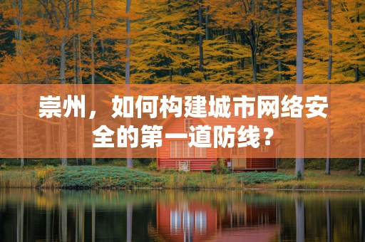 崇州，如何构建城市网络安全的第一道防线？