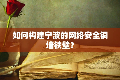 如何构建宁波的网络安全铜墙铁壁？
