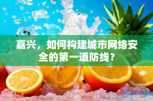 嘉兴，如何构建城市网络安全的第一道防线？