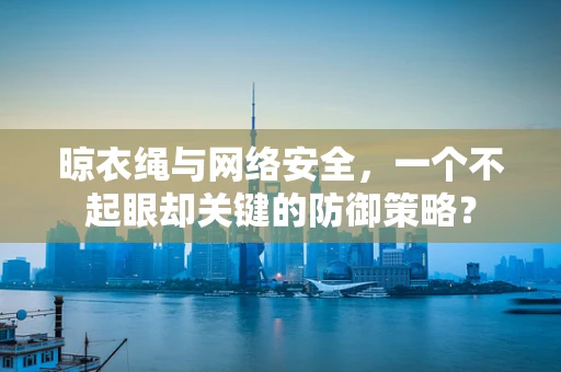 晾衣绳与网络安全，一个不起眼却关键的防御策略？