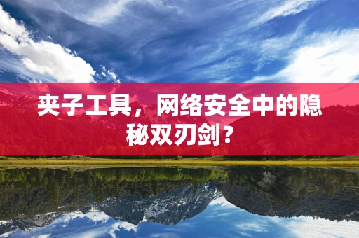 夹子工具，网络安全中的隐秘双刃剑？