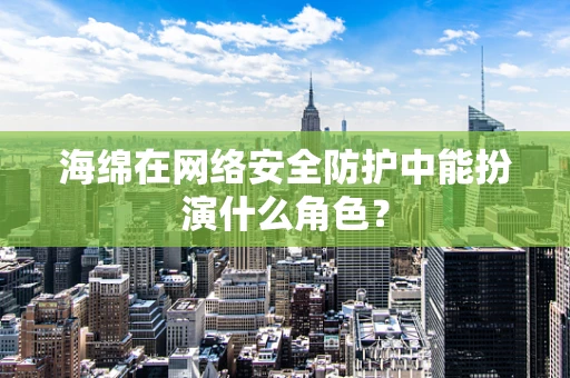 海绵在网络安全防护中能扮演什么角色？