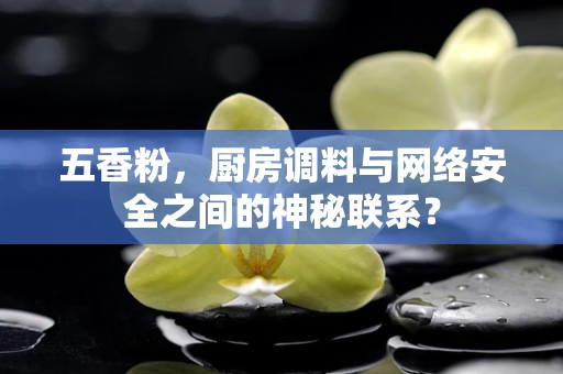 五香粉，厨房调料与网络安全之间的神秘联系？