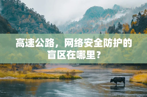 高速公路，网络安全防护的盲区在哪里？