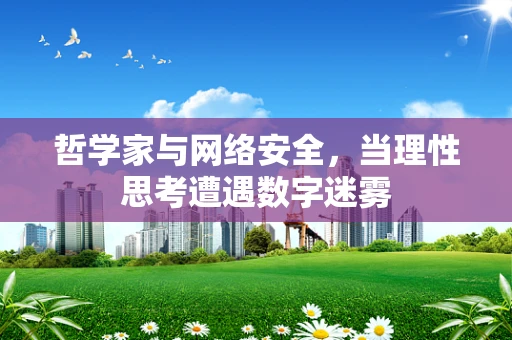 哲学家与网络安全，当理性思考遭遇数字迷雾
