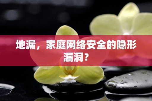地漏，家庭网络安全的隐形漏洞？