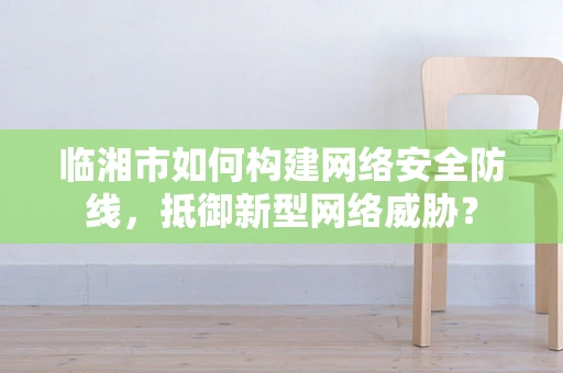 临湘市如何构建网络安全防线，抵御新型网络威胁？