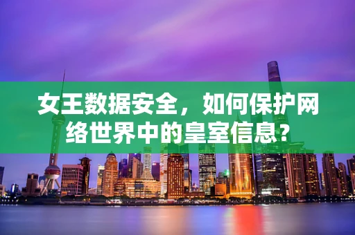 女王数据安全，如何保护网络世界中的皇室信息？