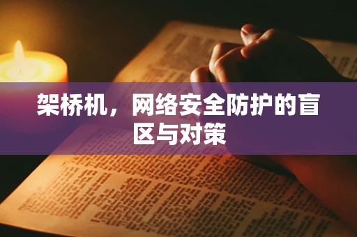 架桥机，网络安全防护的盲区与对策