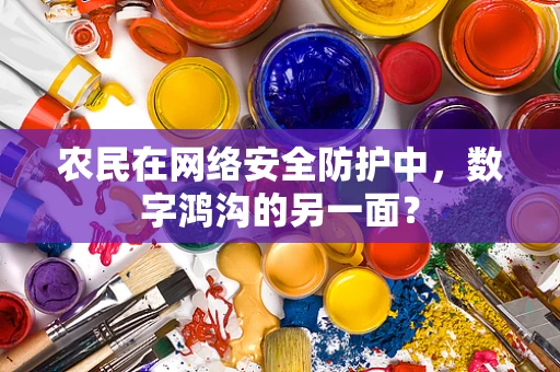 农民在网络安全防护中，数字鸿沟的另一面？